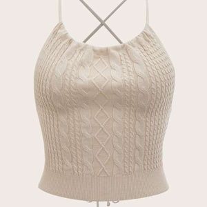 Cross Knit Top